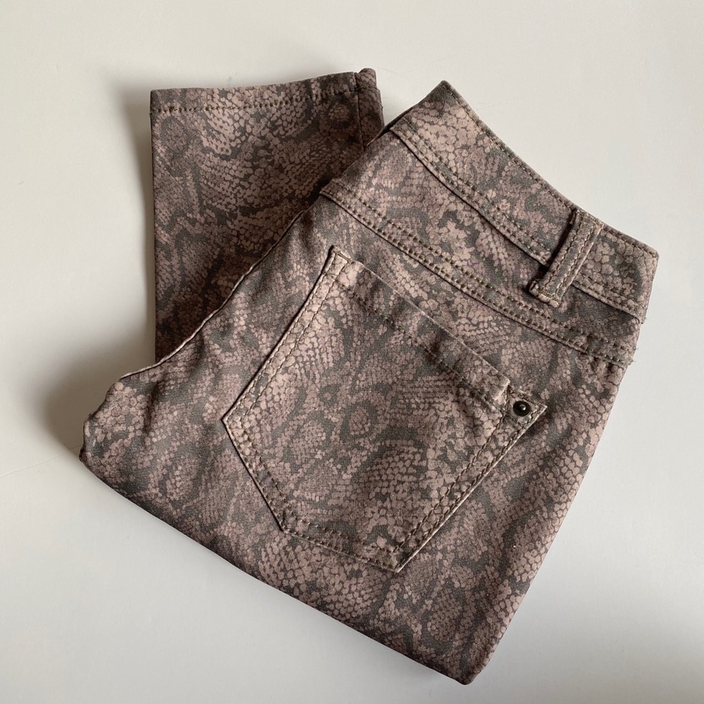 INC Snake print jeans